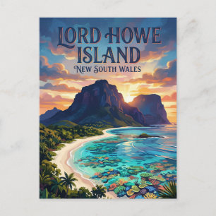 Lord Howe Island Australia Postcard