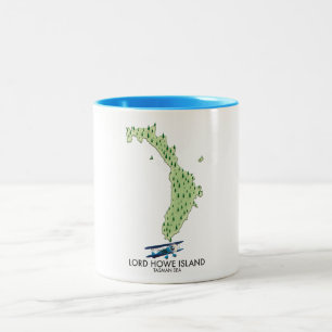 Lord Howe Island Tasman Sea Two-Tone Coffee Mug