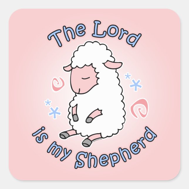 Lord Is My Shepherd Sticker (Front)
