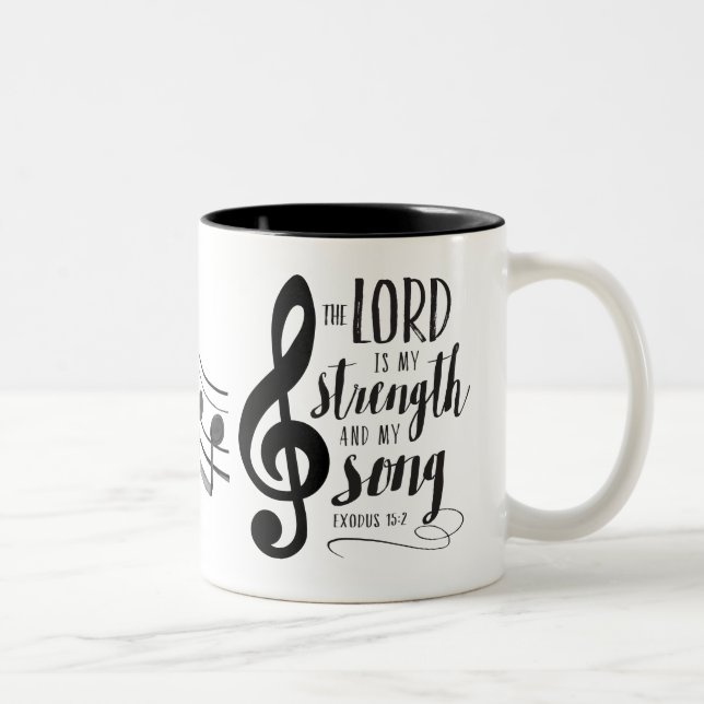 Lord is My Strength and My Song Mug (Right)