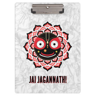 Lord Jagannath Face Chakra Hindu Deity Clipboard