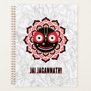 Lord Jagannath Face Chakra Hindu Deity Planner