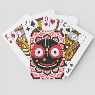 Lord Jagannath Face Chakra Hindu Deity Playing Cards