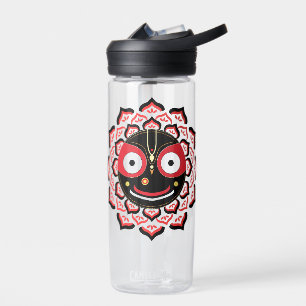 Lord Jagannath Face Chakra Hindu Deity Water Bottle