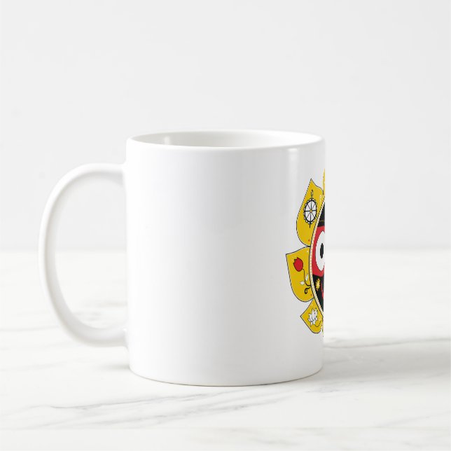 Lord Jagannath Face Hindu Deity Spiritual Coffee Mug (Left)
