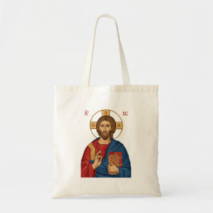 Lord Jesus Christ East Europian Church Orthodox Tote Bag