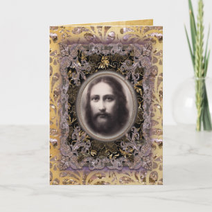 Lord Jesus Victorian Holiday Card