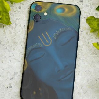 Lord Krishna blue attractive - Hare Krishna art iPhone 13 Case