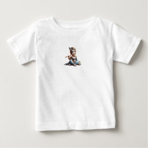 Lord Krishna design T-shirt for babies and child