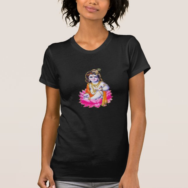 Lord Krishna, Hindu God  T-shirt (Front)