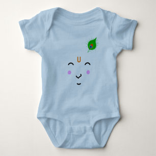 Lord Krishna Janmashtami Laddu Gopal Baby Bodysuit