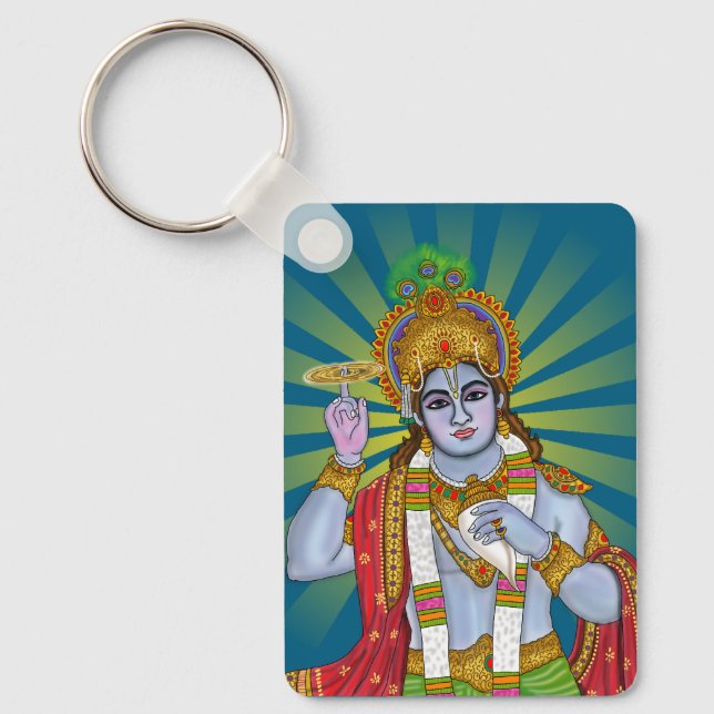 Lord Krishna  Key Ring (Front)