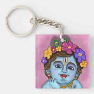 Lord Krishna Keychain