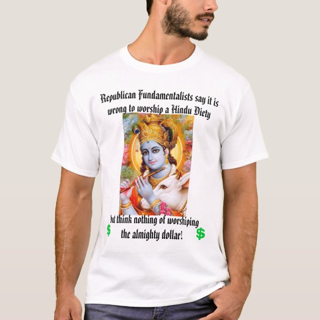 Lord Krishna, Lord Krishna T-Shirt (Front)
