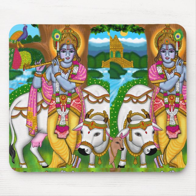 Lord Krishna Mousepad (Front)