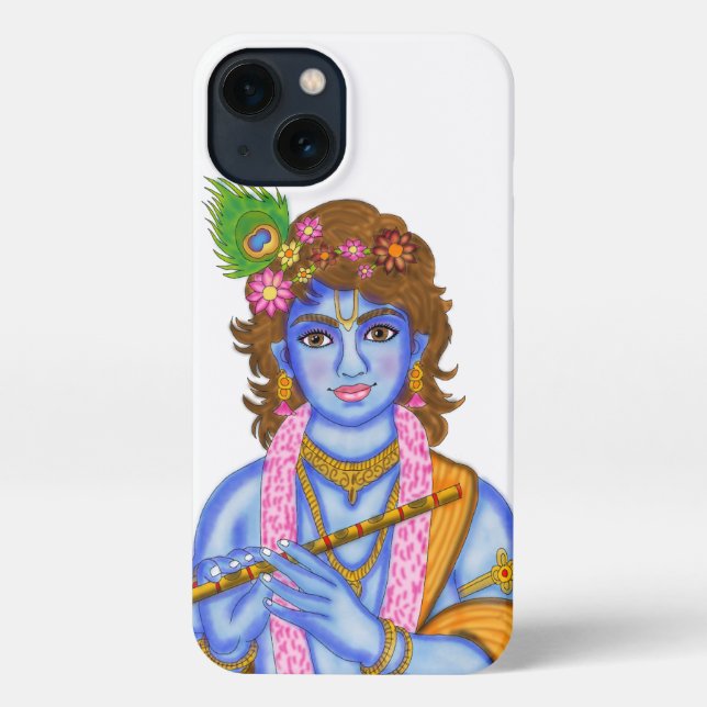 Lord Krishna Phone Case (Back)