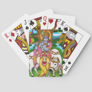 Lord Krishna Playing Cards