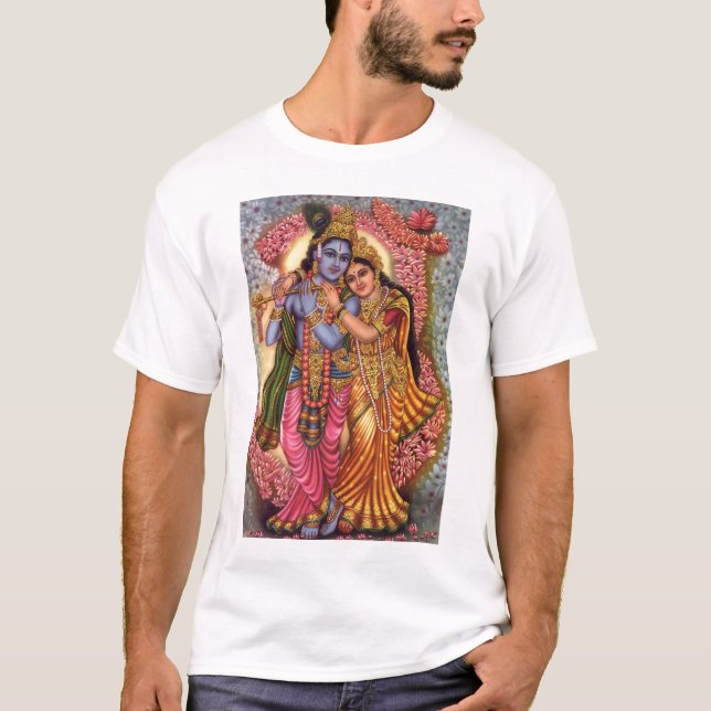 Lord Krishna & Radha T-Shirt (Front)
