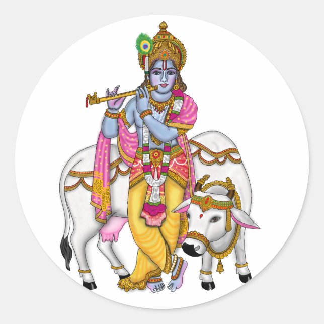 Lord Krishna Sticker (Front)