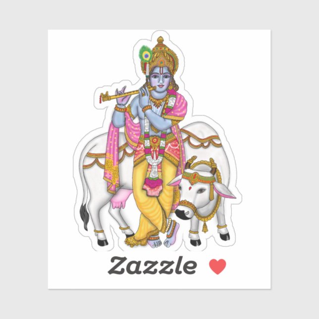 Lord Krishna Sticker (Sheet)