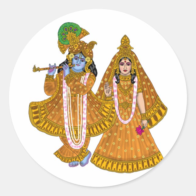 Lord Krishna Stickers (Front)