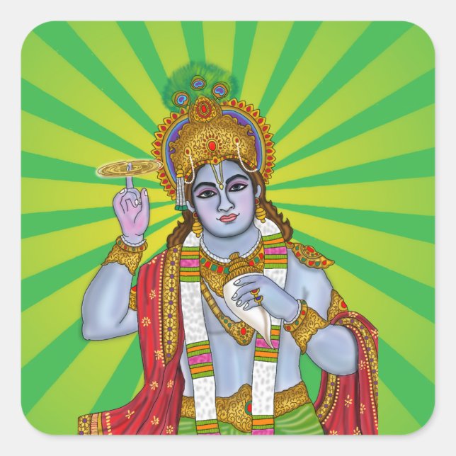 Lord Krishna Stickers (Front)