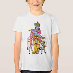 Lord Krishna T-Shirt Tri-Blend Shirt