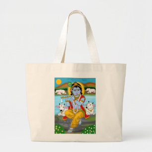 Lord Krishna Tote Bag