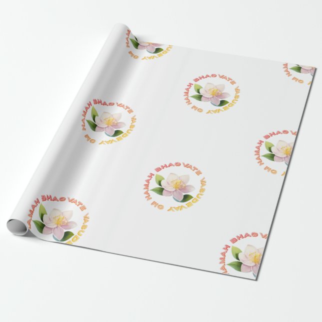 Lord Krishna  Wrapping Paper (Unrolled)