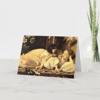 Lord Leighton's Mother and Child - Card