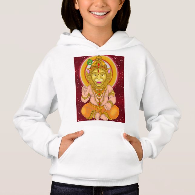 Lord Narsimha Hoodie (Front)