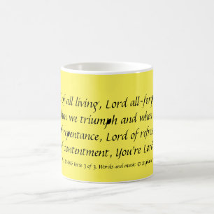LORD OF ALL LIVING Verse3 Mug Stephanie Hutchinson