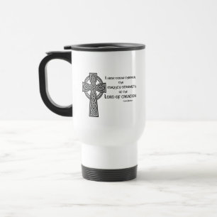 Lord of Creation Christian Design Worship Phrase Travel Mug