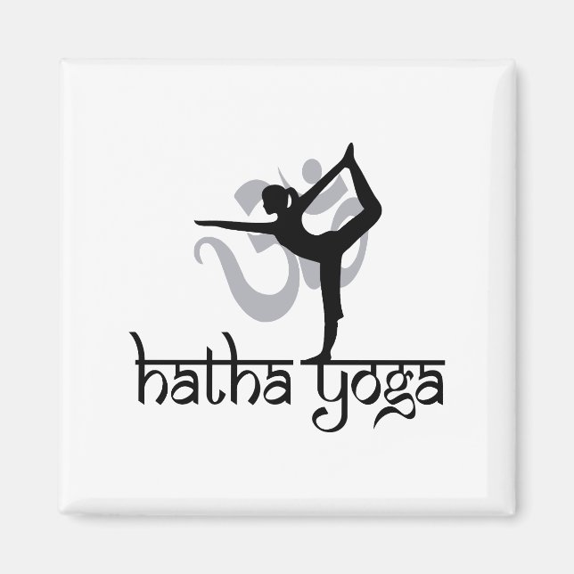 Lord Of The Dance Pose Hatha Yoga Magnet (Front)