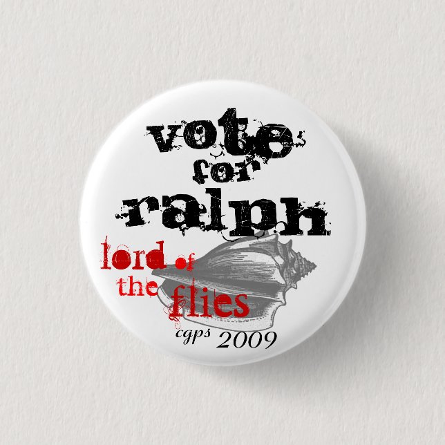 Lord of the Flies Ralph Button (Front)