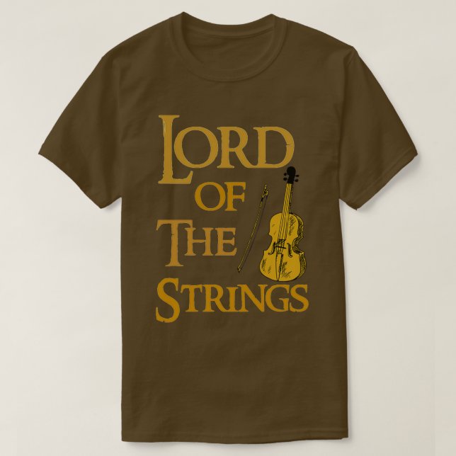 Lord Of The Strings 1 T-Shirt (Design Front)