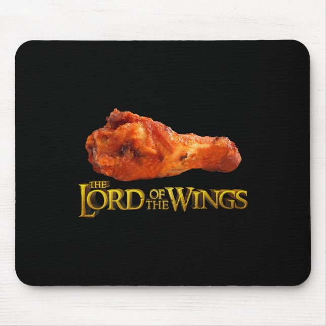 Lord Of The Wings - Funny Bbq And Chef Gift  Mouse Pad (Front)