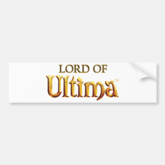Lord of Ultima Logo Bumper Sticker
