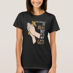 Lord Prayers Prayer Amen Christian Woman Jesus Rel T-Shirt