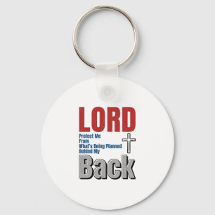 Lord Protect Me Christian Faith Shirt Design_1 Key Ring
