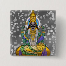 Lord Rahu Button Badge