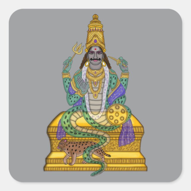 Lord Rahu Sticker (Front)