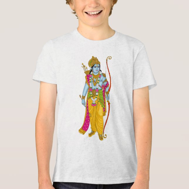 Lord Ram T-Shirt Tri-Blend Shirt (Front)