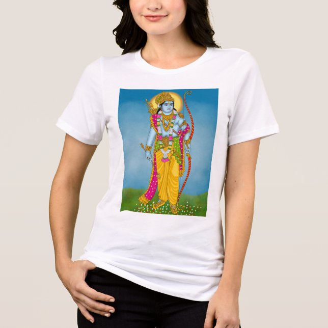 Lord Ram T-Shirt Tri-Blend Shirt (Front)