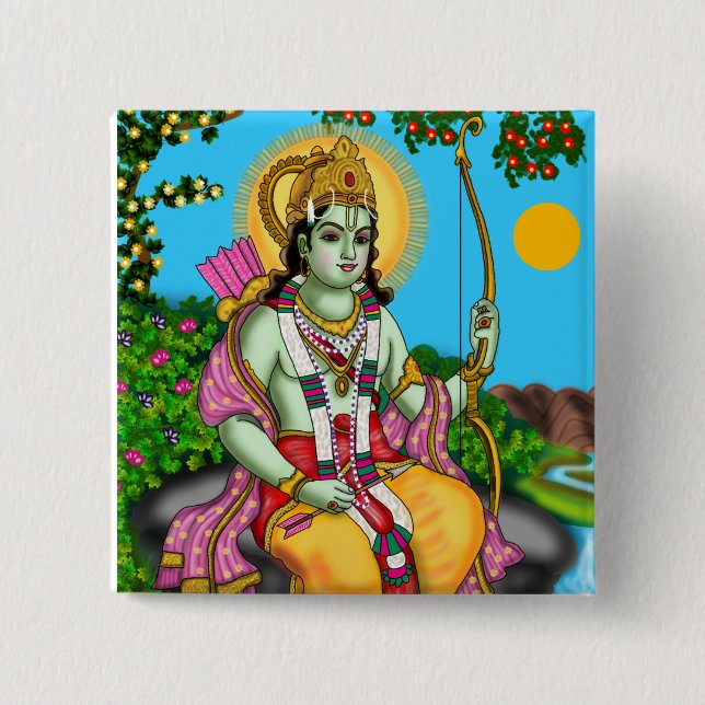 Lord Rama Button (Front)