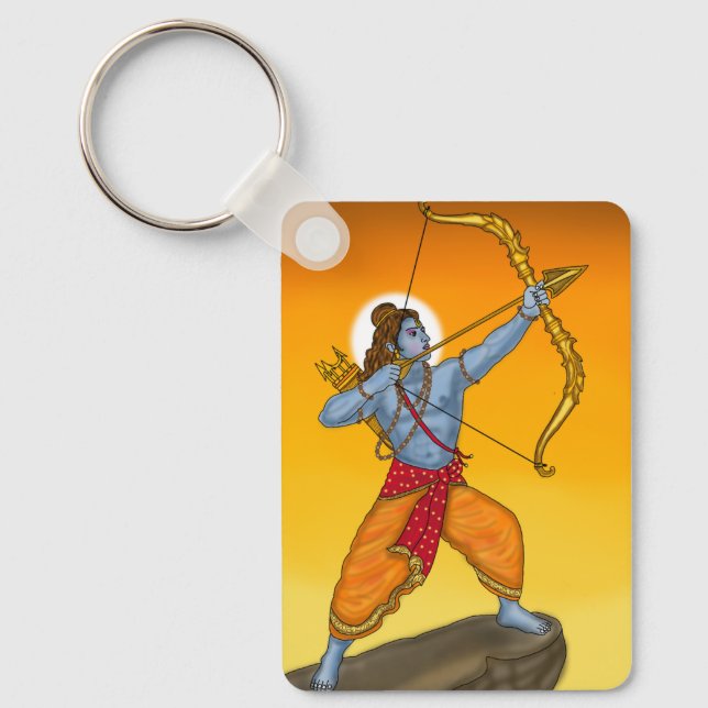 Lord Rama Keychain  (Front)