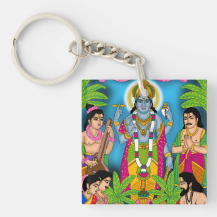 Lord Satyanarayan Keychain