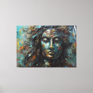 Lord shiva canvas painting print