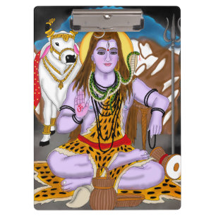 Lord Shiva Clip board