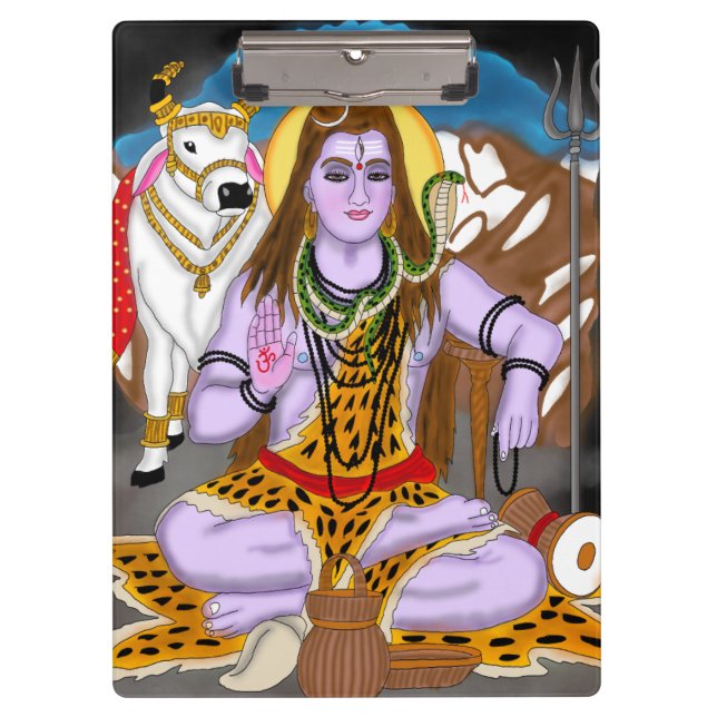 Lord Shiva Clip board (Front)